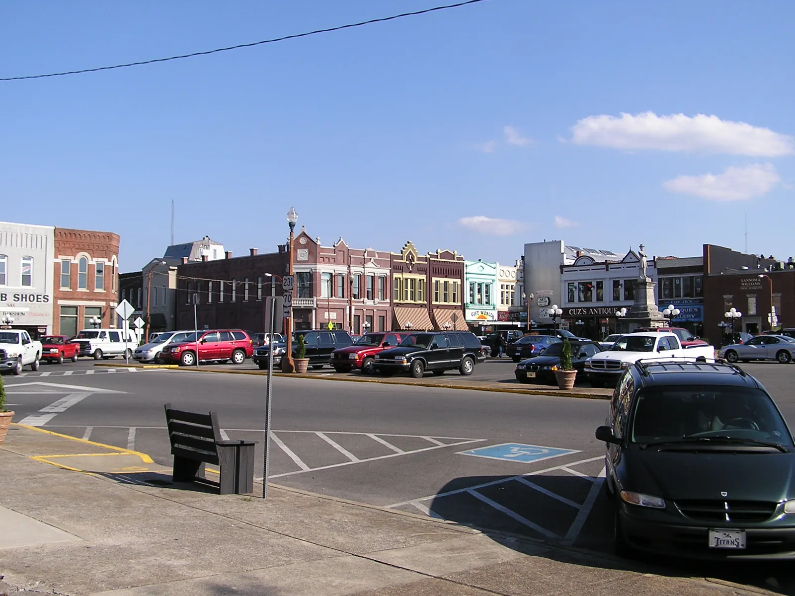 Septic services in Lebanon, TN: the town square in downtown Lebanon